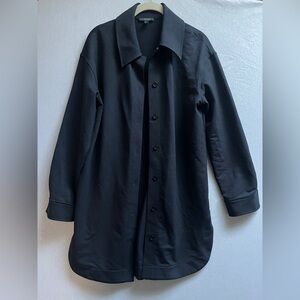 COS Oversized Minimalist Shirt Jacket / Shacket Black XS